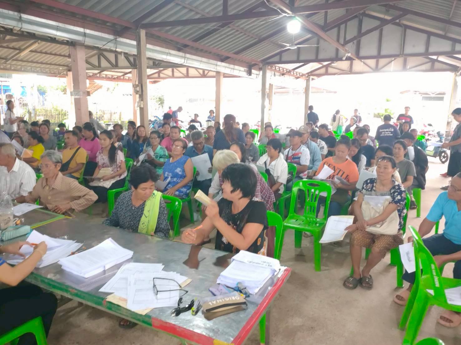 title - ส.ป.ก.จังหวัด​บึงกาฬ​ ออกหน่วย​รับคำร้องขอออกโฉนดการเกษตร​ให้แก่เกษตรกร